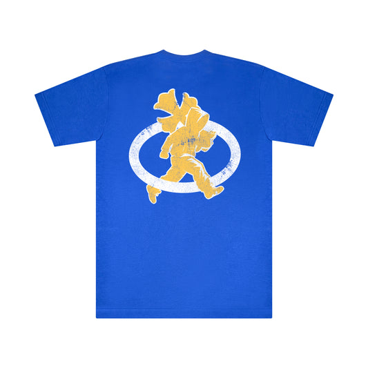 God Bless The Trenches "Cross Bearer" Blue Shirt