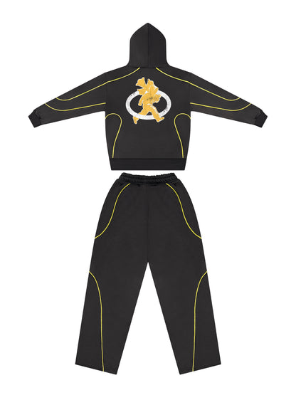 God Bless The Trenches "Cross Bearer" Black Sweatsuit