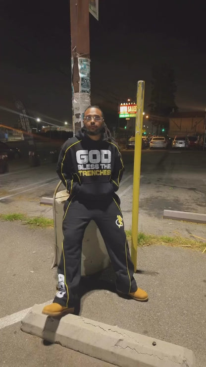 God Bless The Trenches "Cross Bearer" Black Sweatsuit